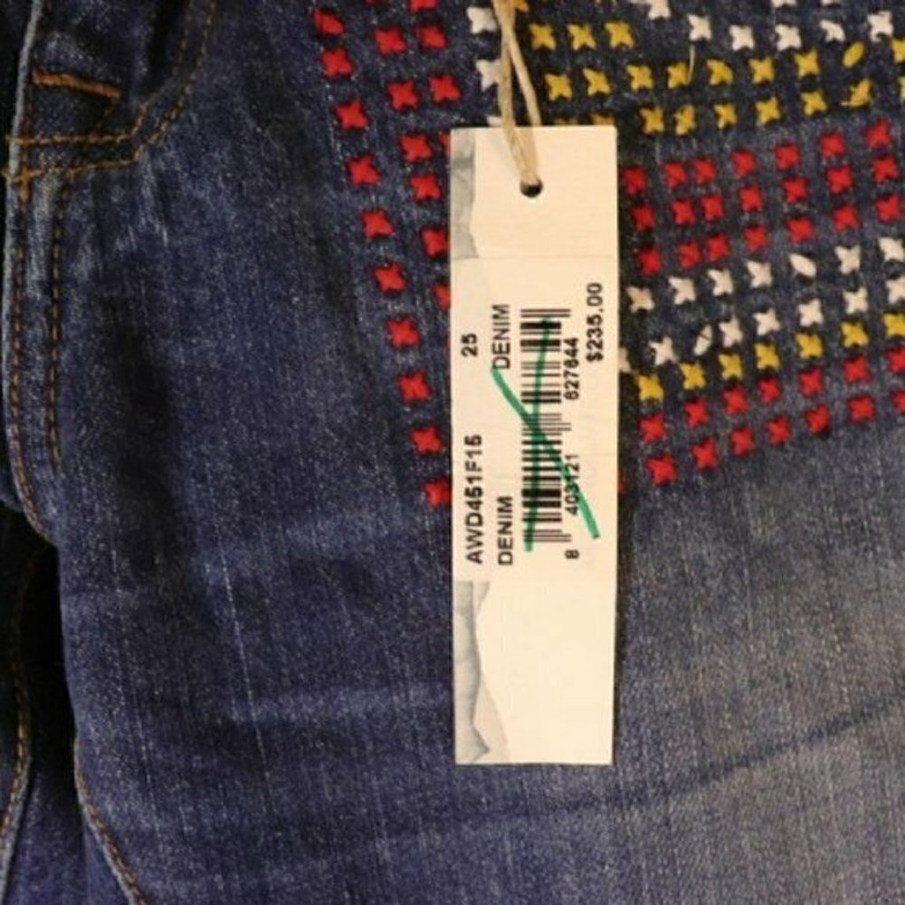 Artisan de Luxe Size 25 Destroyed Jeans Premium 29.5 x 30 - Picture 5 of 15